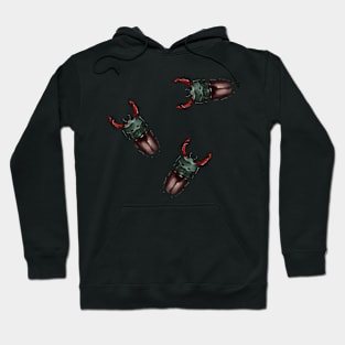 Big stag beetles Hoodie